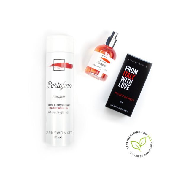 shampoo e spray ristrutturante per capelli Portofino